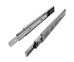 2 paire Junker Coulisse Sortie Totale KV1-45-H45-L400-SC 400 mm avec Rail de tiroir à Fermeture automatique et amortissement (SoftClose) Capacité de charge de 45 kg
