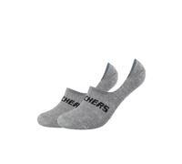2 Paire Skechers Unisexe Footies Maille Ventilation Chaussettes SK42017