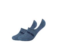2 Paire Skechers Unisexe Footies Maille Ventilation Chaussettes SK42017