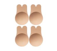 2 Paire Soutien-Gorge Adhésif en Silicone Réutilisable Tétons Femme, Soutien-Gorge Dos Nu Push Up Invisible, Remonte Sein Adhésif pour Mariage, Soirée, Robes Décolletées et Tenues Spéciales