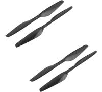 2 paires 1240 12*4.0 3-Hol Hélice en fibre de carbone CW/CCW pour 650/680/690 Multirotor(Noir)