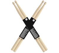 2 Paires Baguette Batterie 5A,Bois d'Érable Classique,Baguettes Batterie pour Débutants et Batteurs Professionnels (5A)
