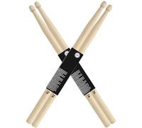 2 Paires Baguette Batterie 7A,Bois d'Érable Classique,Baguettes Batterie pour Débutants et Batteurs Professionnels (7A)