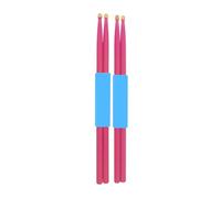 2 Paires Baguette de Batterie en Érable Rose pour Garçon et Filles | Léger, Prise Confortable Antidérapante, Surface Lisse à Texture Délicate, Usage Partout, Facile à Porter
