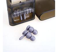 2 Paires Bouchons d'Oreille pour Dormir, 40 dB à Réduction de Bruit Agréable à Porter 3 Couches Silicone Boules Quies avec Boîte de Rangement pour Ronfler, étudier, Voyager, Concerts