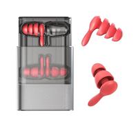 2 Paires Bouchons d'Oreille pour Dormir, 40 dB à Réduction de Bruit Agréable à Porter 3 Couches Silicone Boules Quies avec Boîte de Rangement pour Ronfler, étudier, Voyager, Concerts