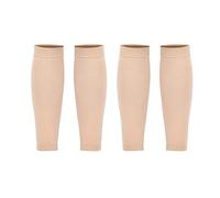 2 Paires Chaussettes de Compression Mollet, Chaussette de Contention sans Pieds, pour Entrepôts Variqueux, Attelle de Tibia, Gonflement des Jambes