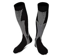 2 paires Chaussettes de compression pour homme femme Chaussettes de contention 20-30 mmHg pour crossfit, maternité, athlétisme, Voyage, infirmières - Boost Stamina, circulation et restauration