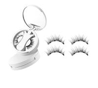 2 Paires Cils Magnetique Avec Applicateur, Réutilisable, avec applicateur Cils Magnetique Facile à porter et à enlever Cil Magnetique