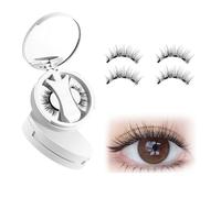2 Paires Cils Magnétique, Réutilisable, avec applicateur Faux Cils Magnetique Naturel Facile à porter et à enlever Faux Cils Magnetique Naturel