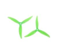 2 Paires, Compatible avec HQProp, hélice tripale MCK 5,1 Pouces 5130 Sens horaire/antihoraire PC 5,1 Pouces, Compatible avec Drone quadricoptère RC FPV Racing Freestyle 5 Pouces(2 Pairs Green)