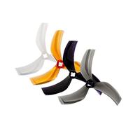 2 Paires, compatibles avec Gemfan, hélice PC tripale D90 90 mm-3 for Drones FPV Racing Freestyle 3,5 Pouces Cinewhoop. Pièces de Rechange(White 1.5mm 2Pairs)