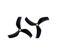 2 Paires, compatibles avec Gemfan, hélice PC tripale D90 90 mm-3 for Drones FPV Racing Freestyle 3,5 Pouces Cinewhoop. Pièces de Rechange(Black 2mm 2Pairs)
