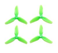 2 Paires, compatibles avec HQProp, hélice T3X3X3 3030 3 pales PC Props CW CCW, Compatible avec RC FPV Freestyle 3 Pouces Toothpick Cinewhoop Ducted Drone CineLog(Green)