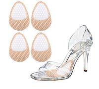 2 Paires Coussinets Confort Talons Hauts, Inserts Gel Talon Coussins Avant-Pied Transparente Adhésif Fort pour Femmes Chaussures Trop Grandes Semelles Antidérapantes