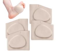 2 Paires Coussinets Métatarsiens pour Femmes et Hommes, Coussinets Confortables Tissu pour Plante Pied pour l'Avant-Pied Semelle Fournitures Soutien pour Marche Debout et Course à Pied(L)