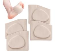 2 Paires Coussinets Métatarsiens pour Femmes et Hommes, Coussinets Confortables Tissu pour Plante Pied pour l'Avant-Pied Semelle Fournitures Soutien pour Marche Debout et Course à Pied(S)
