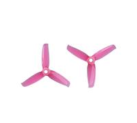 2 Paires de 6 Couleurs, Compatible avec Gemfan, 3052 3.0x5.2 FPV PC 3 hélices, pales CW CCW, Arbre à Travers la Machine, Moteur Plus spécial 1306-1806(Pink 2pair)