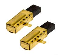 2 paires de balais de carbone compatibles avec les perceuses GBH2-18E, TBH2000DRE, PBH3000FRE - 6 mm x 9 mm x 21 mm, design à faible étincelle