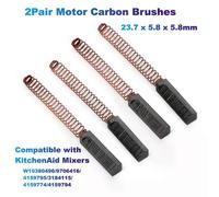 2 paires de balais de charbon pour moteur (237 x 58 x 58 mm) compatibles avec les robots KitchenAid