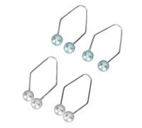 2 paires de baskets pour fossettes en acier inoxydable, faciles à transporter, développent des fossettes, générateur de fossettes portable pour un usage quotidien