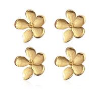 2 Paires De Boucles D'Oreilles Fleur Dorée, Boucles D'Oreilles Texture Mate, Boucles D'Oreilles Design À La Mode, Boucles D'Oreilles Rétro, Boucles D'Oreilles Pour Femmes Et Filles