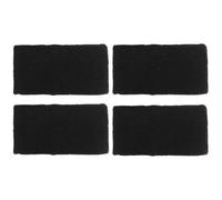 2 Paires de Bracelets de Poignet Sportifs Éponge Noir