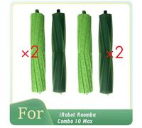 2 Paires de Brosses Principales pour IRobot Roomba Combo 10 Max Ensemble de Remplacement Accessoires de Rechange Longue Durée