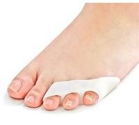 2 Paires de correcteurs d’orteils contre l’hallux Valgus - Pour les petits orteils - 3 Trous - En silicone