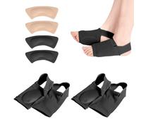 2 paires de coussinets pour les pieds, 2 paires de talonnettes, couvre-pieds, coussinets pour les pieds, coussinets orthopédiques, accessoires pour coussinets pour les pieds