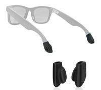 2 Paires de Fixations Antidérapantes pour Lunettes Compatibles avec Meta Skyler/Headliner et Gen 2 les Accessoires pour Lunettes Connectées, Fixations en Silicone Coussinets Confortables (Noir)