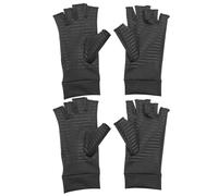 2 paires de gants d'arthrite pour soulager la douleur, sans doigts, pour le canal carpien, anti-transpiration, pour femmes et hommes