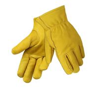 2 Paires de Gants de Travail d'hiver, Gants de Moto Thermiques isolés en Cuir, Doublure en Coton for Temps Froid, Gants de Travail for congélateur pour Le Soudage(L)