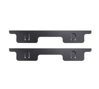 2 paires de joints d’ajustement pour cuisinière en acier inoxydable, cache-fente réglable pour cuisinière, kit de garniture résistant à la chaleur pour appareil de cuisson, 35 à 70