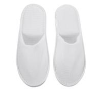 2 Paires De Pantoufles Jetables Blanches Confortables Pour Salon De Beauté Hôtels Spas Et Maison - Hygiéniques Et Respirantes