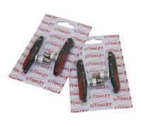 2 paires de patins 72mm Dual Compound pour freins sur jante V-Brake Shimano XTR Deore XT