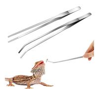 2 Paires de Pince Longue 27cm Pince Aquarium Incurvées avec Une Extrémité Dentelée de Précision Et Reptile, pour L'aquascaping, Le Jardinage, la Cuisine, Le Travail Industriel