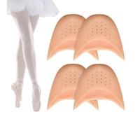 2 Paires de Protections d'Orteils Doux,Toe Pad Dance, Protège Orteils Pointe Danse, Protection Orteil,Protecteur en Gel pour Pointe des Pieds,pour Pointes des Pieds, Chaussures de Danse, Ballet Pointu