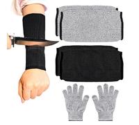 2 Paires De Protège Bras Anti Coupure, 1 Paire De Gants Anti Coupure, Protège Bras, Protège Bras Pour Jardinage, Manchettes, Manchettes Anti Morsure De Chien, Manchettes Pour Femme
