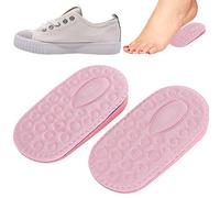 2 paires de semelles d'augmentation de la hauteur pour les femmes, 1/2 pouce doux et confortable, soulèvement de talon plus haut, insère un coussin de coussins de chaussures pour les écarts de longueu