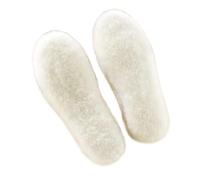 2 paires de semelles thermiques épaisses, intérieures en peluche d'hiver, bottes neige naturelles, chaudes laine for hommes et femmes, semelle chauffante, taille 35-45(WT,37)