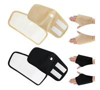 2 Paires D'Embrayages À L'Huile De Ricin, Courroies D'Embrayage À L'Huile De Ricin, Couvercles D'Enveloppe D'Huile Étanches, Réutilisables, Accessoires De Soins Des Mains