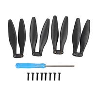 2 paires d'hélices de drone pour Holy Stone HS720 HS720E, accessoires de pales d'hélice de drone, pièces de rechange légères et durables, faciles à installer, matériau PC noir 155
