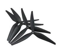 2 Paires d'hélices en Nylon renforcé de Carbone Noir pour Drones RC FPV - Tailles 10 x 5 x 3, 9 x 5 x 3, 10 x 5,5 x 3 (1050, 9050, 1055) - 10 Pouces et 9 Pouces avec Arbre de 3 mm(10x5x3)