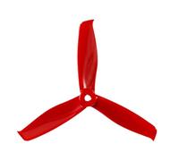 2 Paires d'hélices Multiples 5055s améliorées, compatibles avec des hélices Avant et arrière similaires à Trois pales de 5 Pouces(2 Pairs of Red)