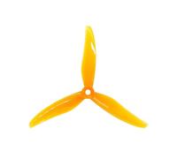2 paires d'hélices tripales PC 5236 5,2 x 3,6 x 3,5 mm, adaptées aux drones FPV Racing de 5 pouces(2 pair Orange)