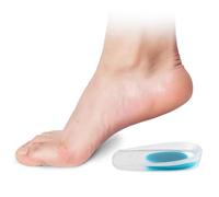 2 Paires en Silicone souple talonnette,Orthopédique Coussinet silicone,Soulage Douleurs Pieds Semelle Talon, Violet L
