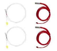 2 paires for flsun V400 imprimante 3D Hotend ensemble de pièces tiges chauffantes lignes de chauffage capteurs de température câble de thermistance
