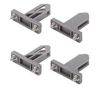 2 paires Gabarits de pointage pour le montage frontal des Systèmes de tiroirs JUNKER-SLIM anthracite Hauteur 199 mm Gabarit de perçage de SOTECH
