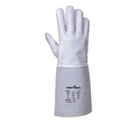 2 Paires Gants De Soudeur En Cuir Fendu Cow Portwest Gauntlet Confort Coton